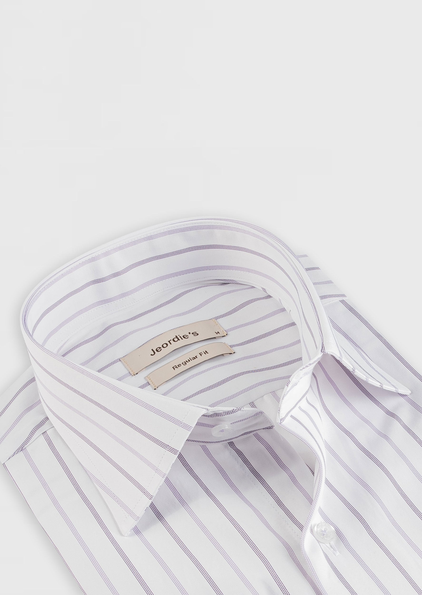 White - Purple Long Sleeve Shirt