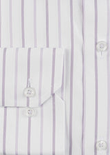 White - Purple Long Sleeve Shirt