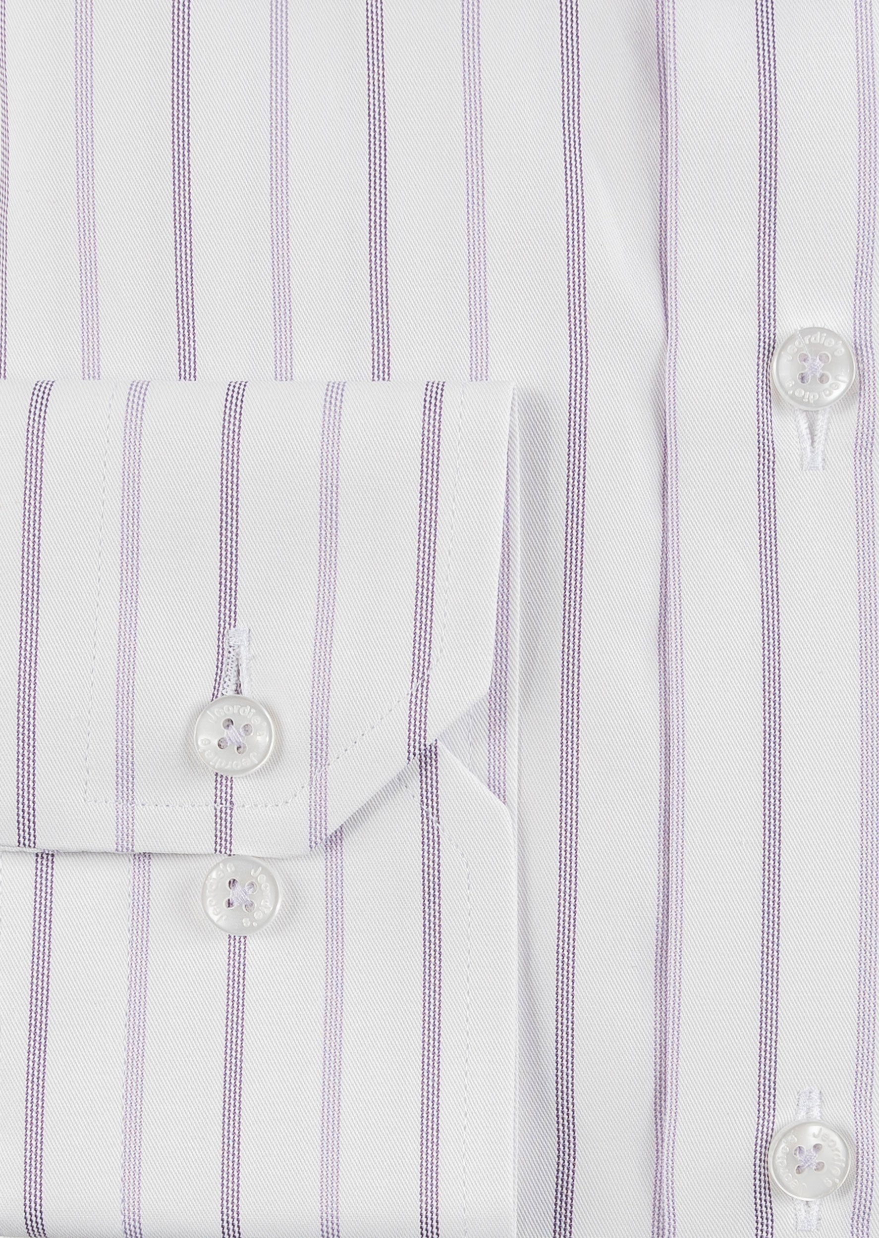 White - Purple Long Sleeve Shirt