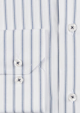 White - Navy Long Sleeve Shirt