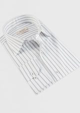 White - Khaki Long Sleeve Shirt