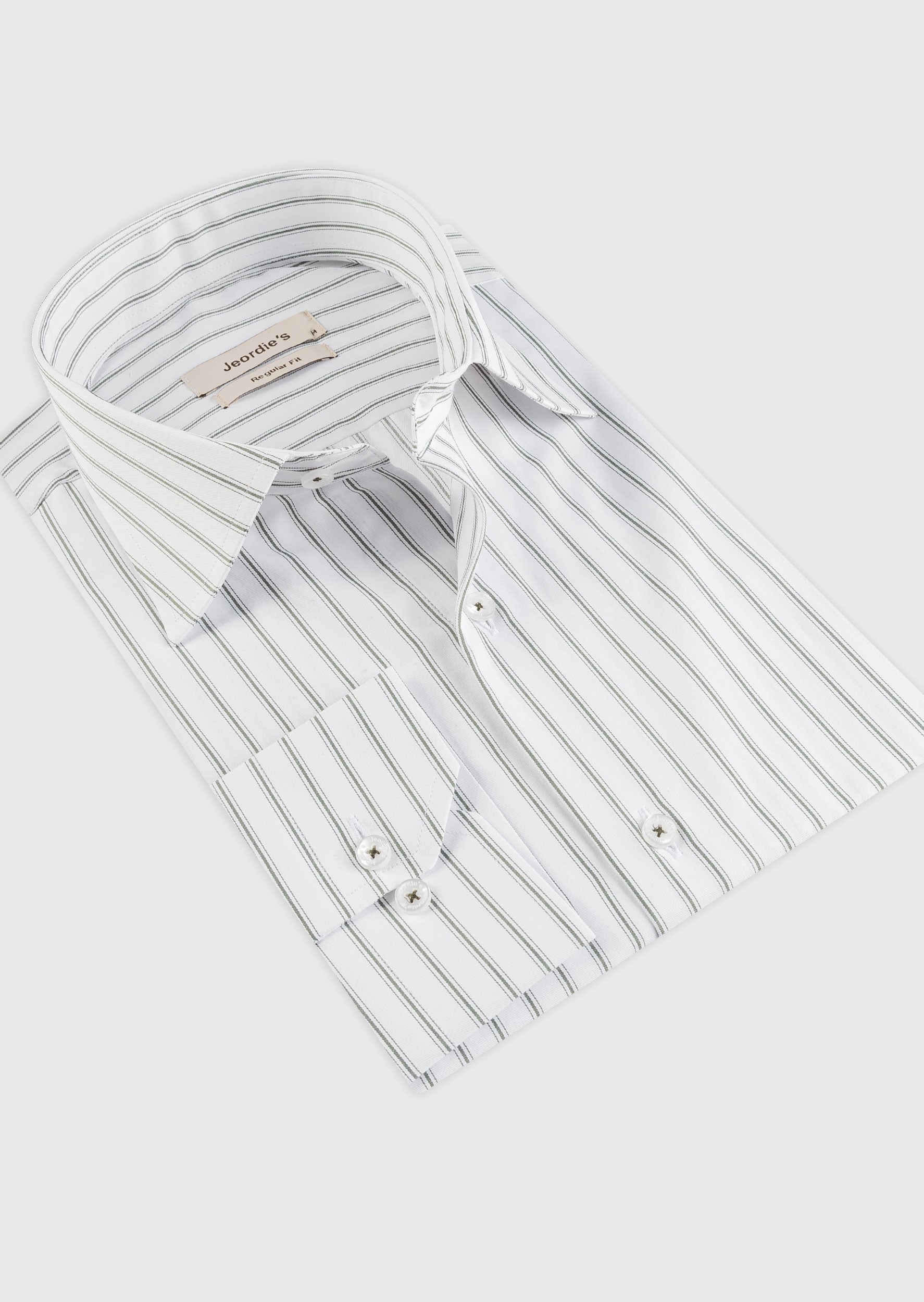 White - Khaki Long Sleeve Shirt