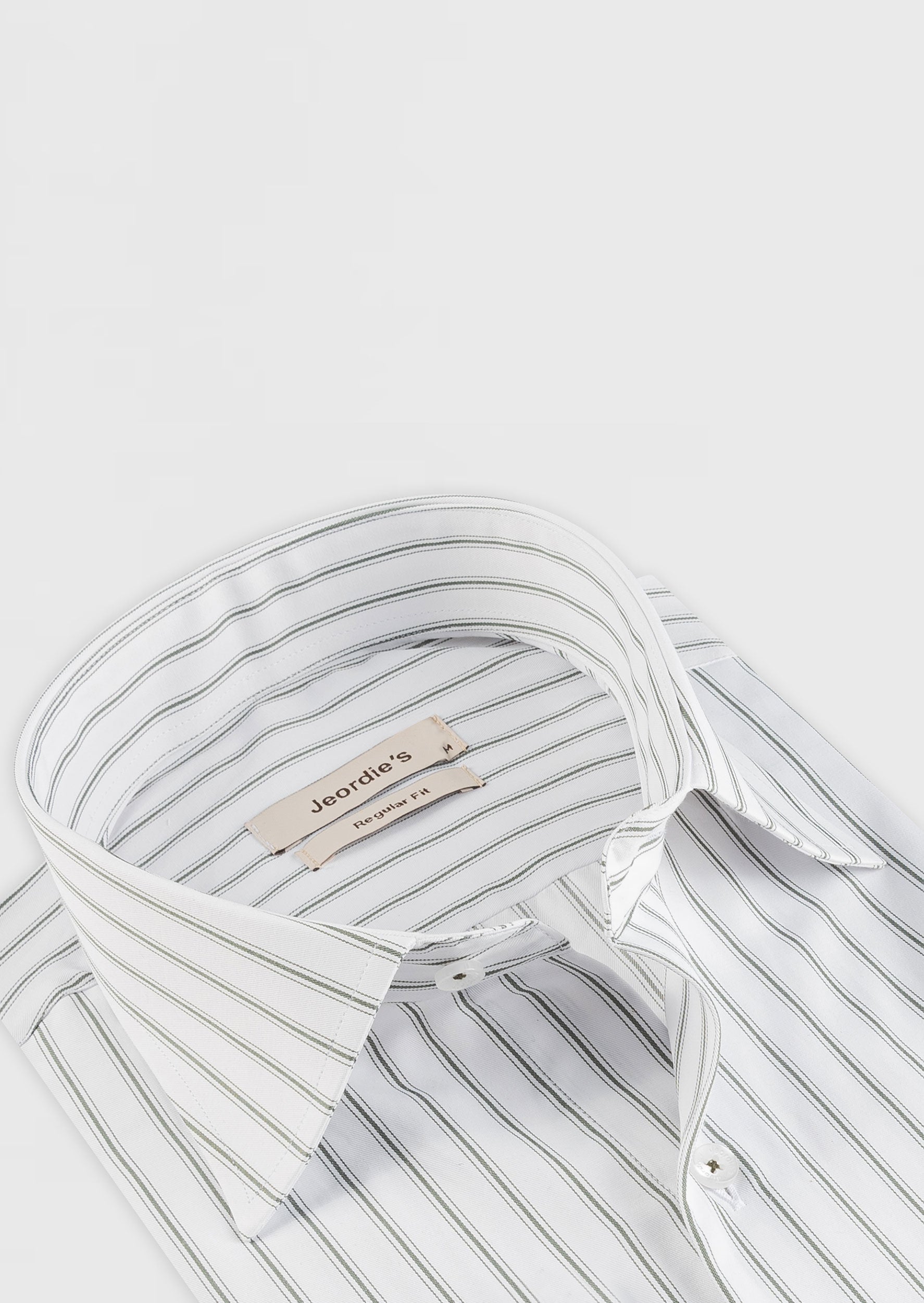White - Khaki Long Sleeve Shirt
