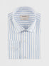 White - Indigo Long Sleeve Shirt