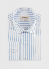 White - Indigo Long Sleeve Shirt