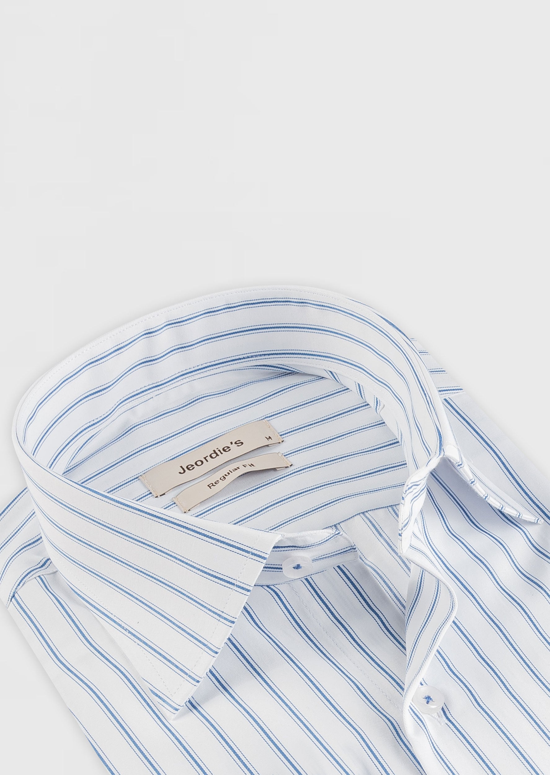 White - Indigo Long Sleeve Shirt