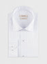 White - Navy Long Sleeve Shirt