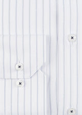 White - Navy Long Sleeve Shirt