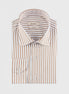 White - Brown Long Sleeve Shirt