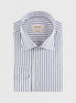 White - Navy Long Sleeve Shirt
