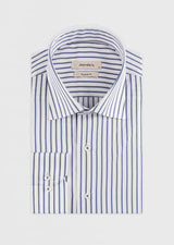 White - Navy Long Sleeve Shirt