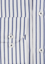 White - Navy Long Sleeve Shirt