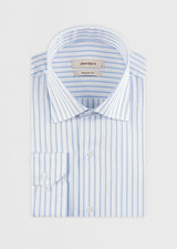 White - Blue Long Sleeve Shirt