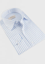 White - Blue Long Sleeve Shirt