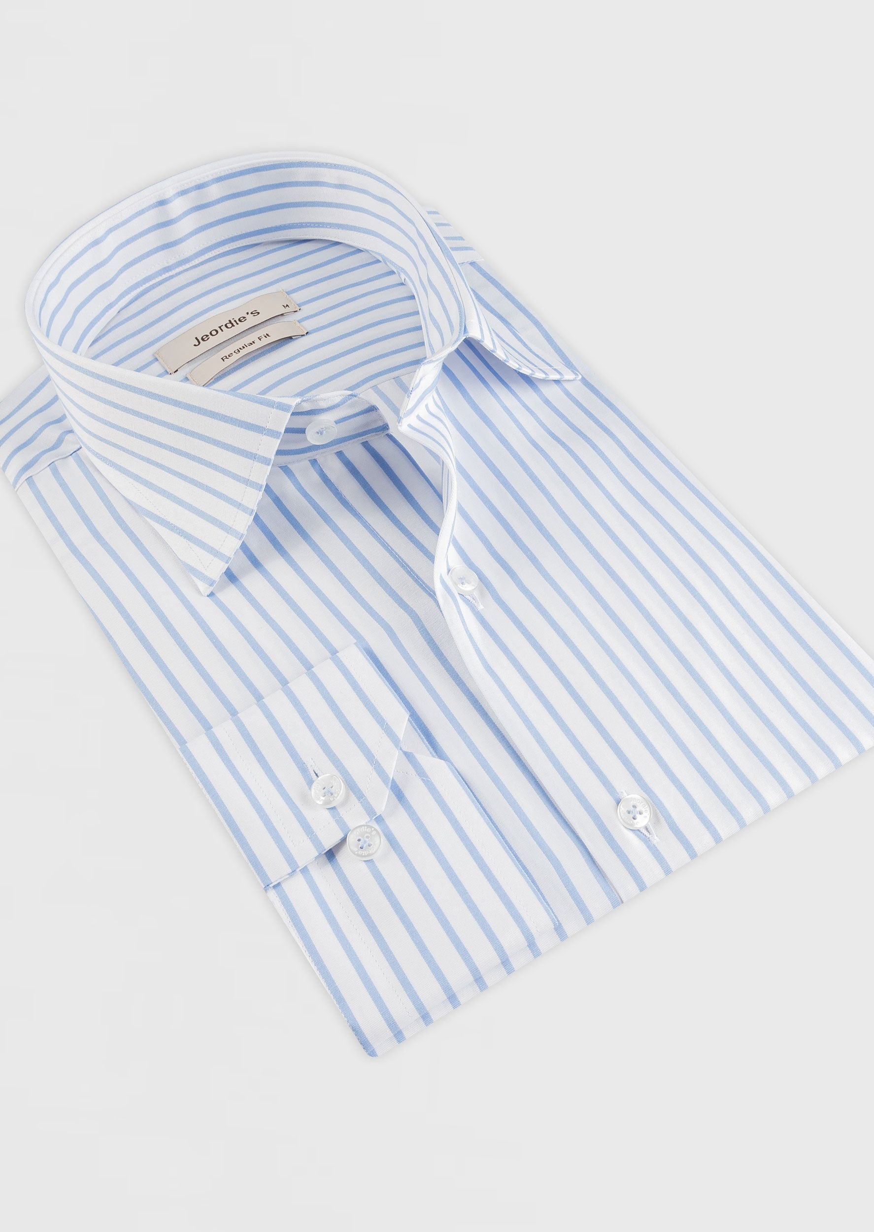 White - Blue Long Sleeve Shirt