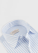 White - Blue Long Sleeve Shirt