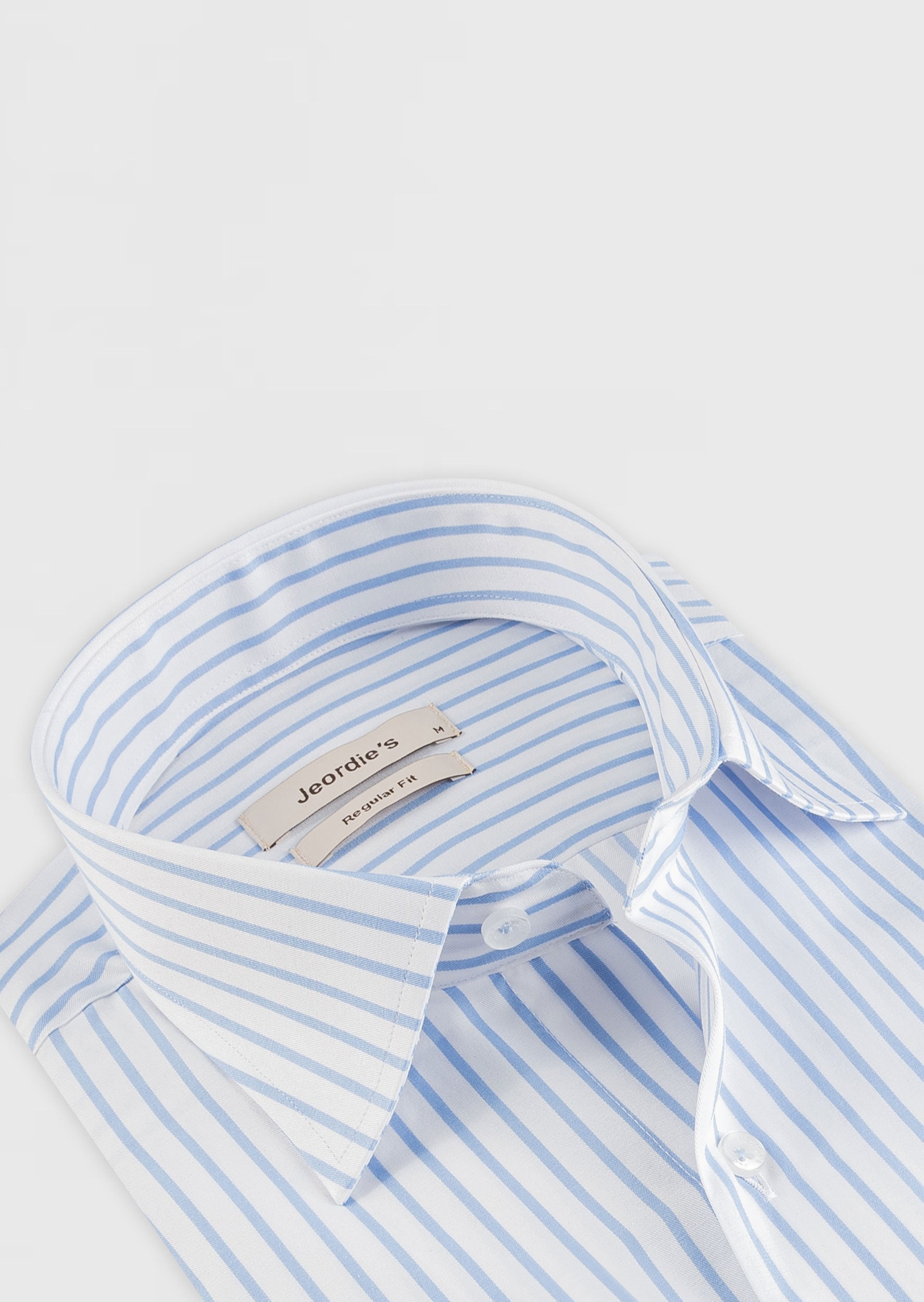 White - Blue Long Sleeve Shirt