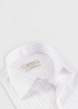 White - Burgundy Long Sleeve Shirt
