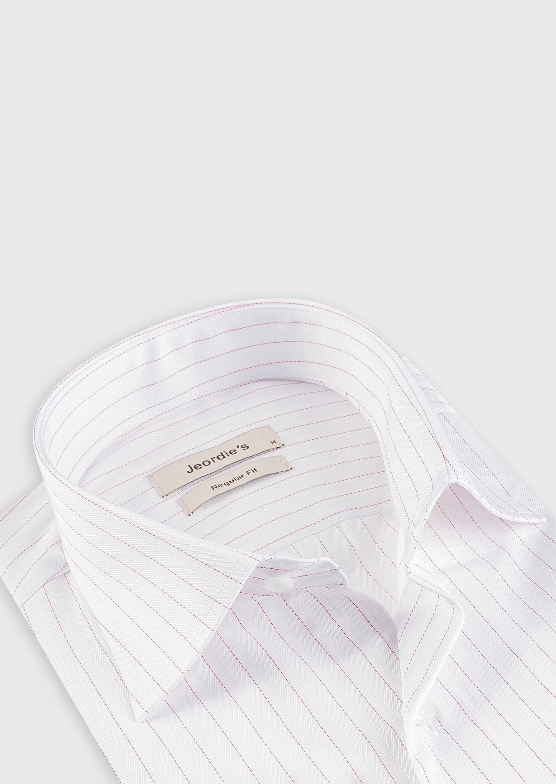 White - Burgundy Long Sleeve Shirt