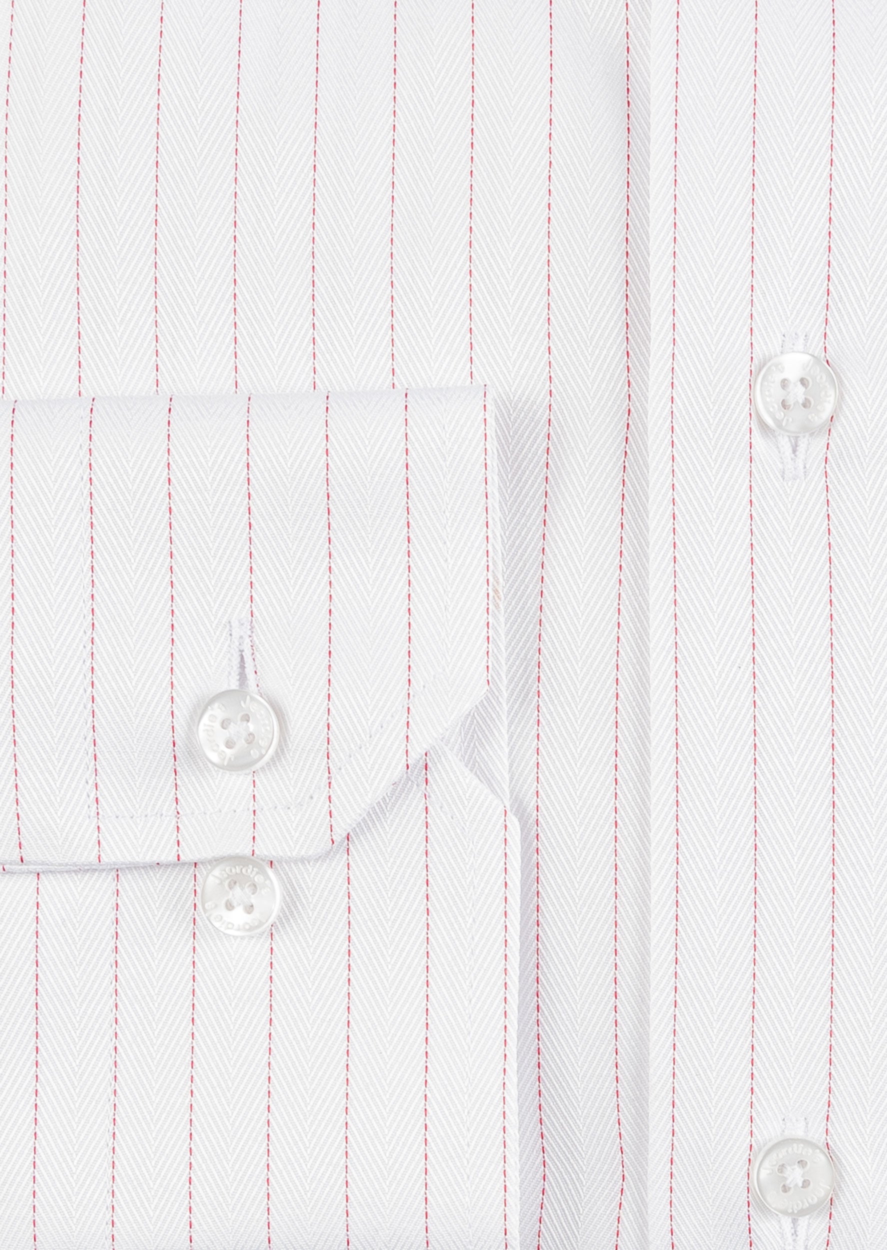 White - Burgundy Long Sleeve Shirt