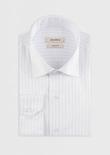 White - Navy Long Sleeve Shirt