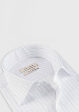 White - Navy Long Sleeve Shirt