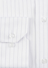 White - Navy Long Sleeve Shirt