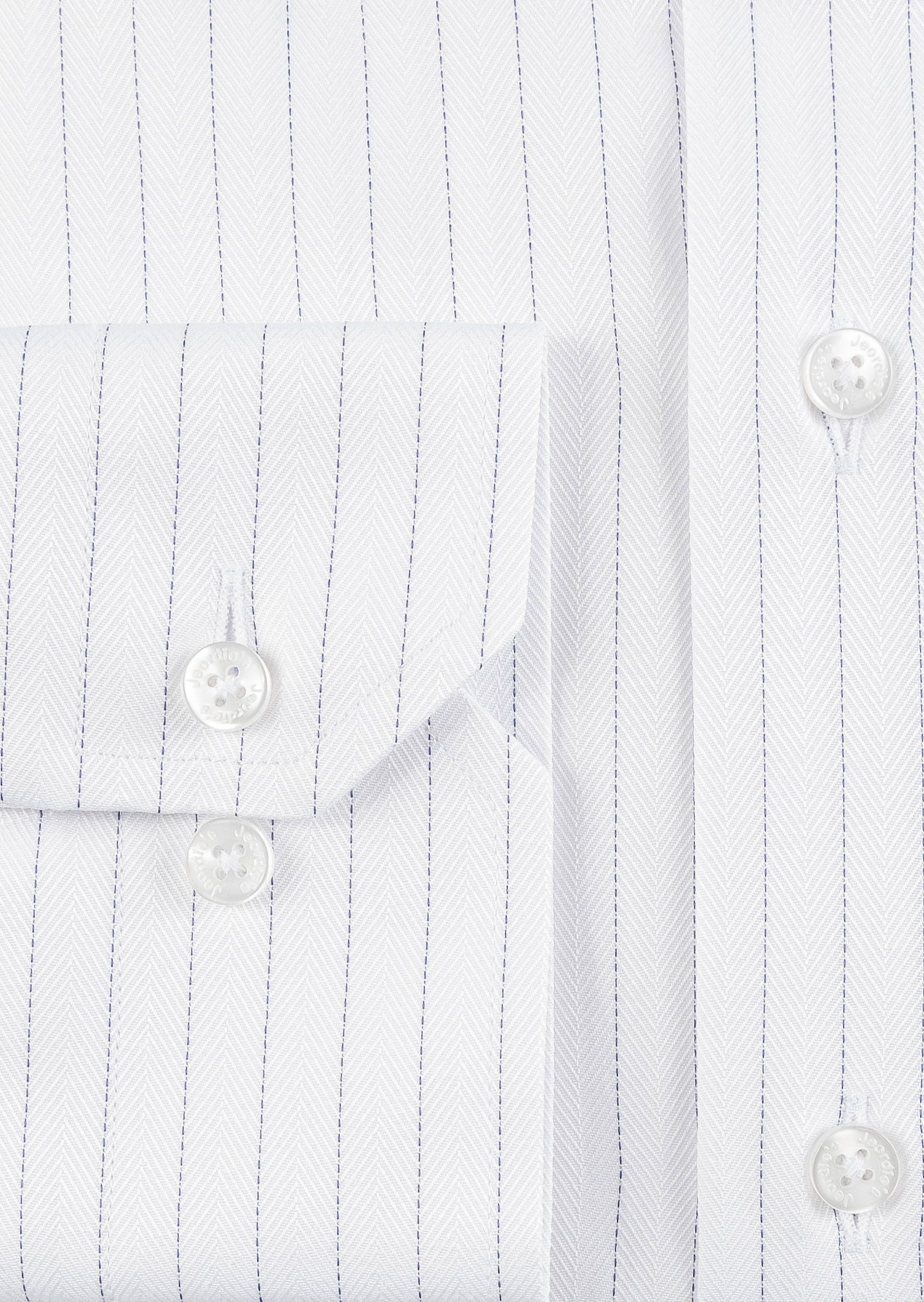 White - Navy Long Sleeve Shirt