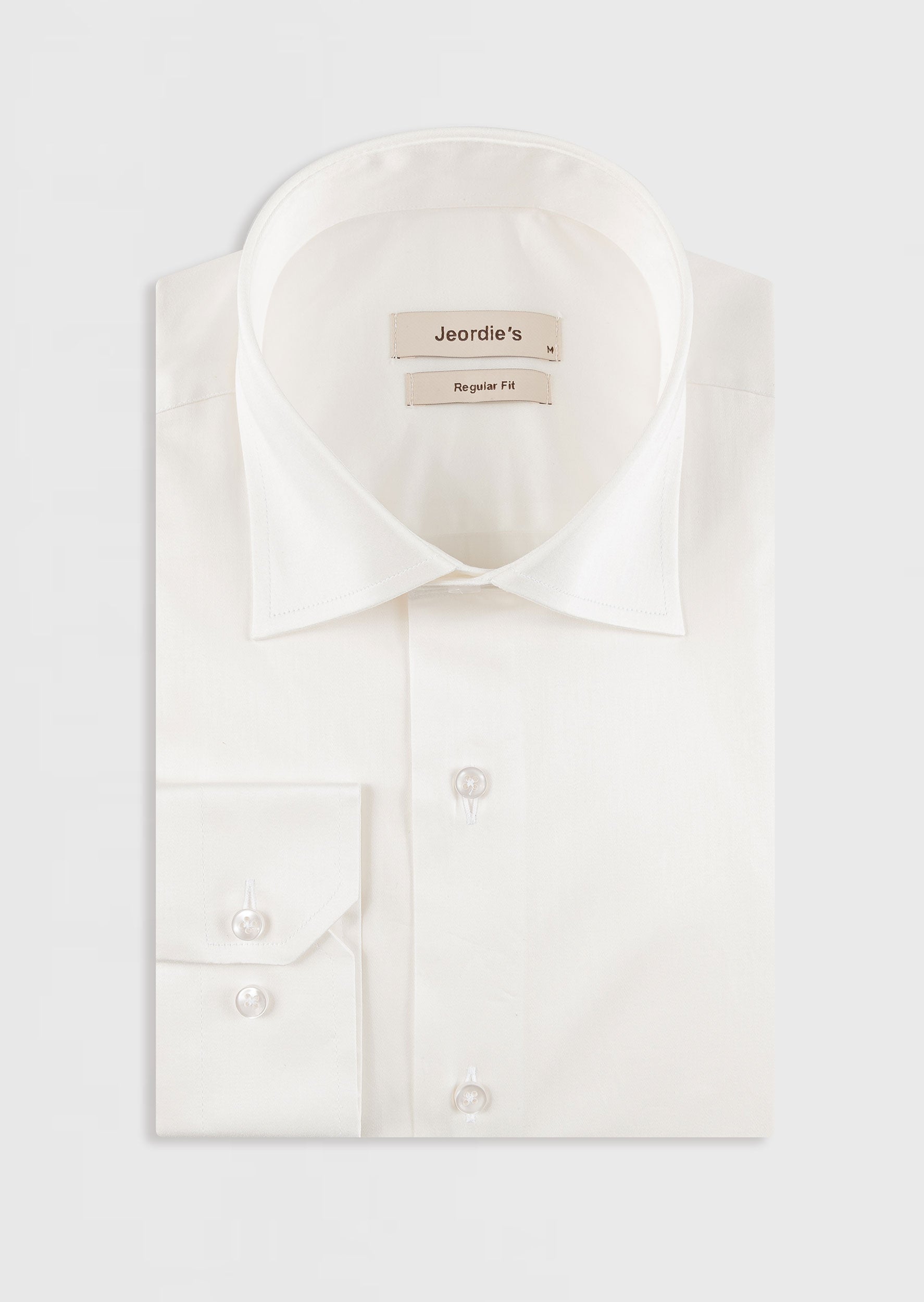 Cream Plain Shirt