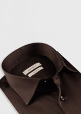 Dark Brown Plain Shirt