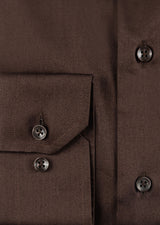 Dark Brown Plain Shirt