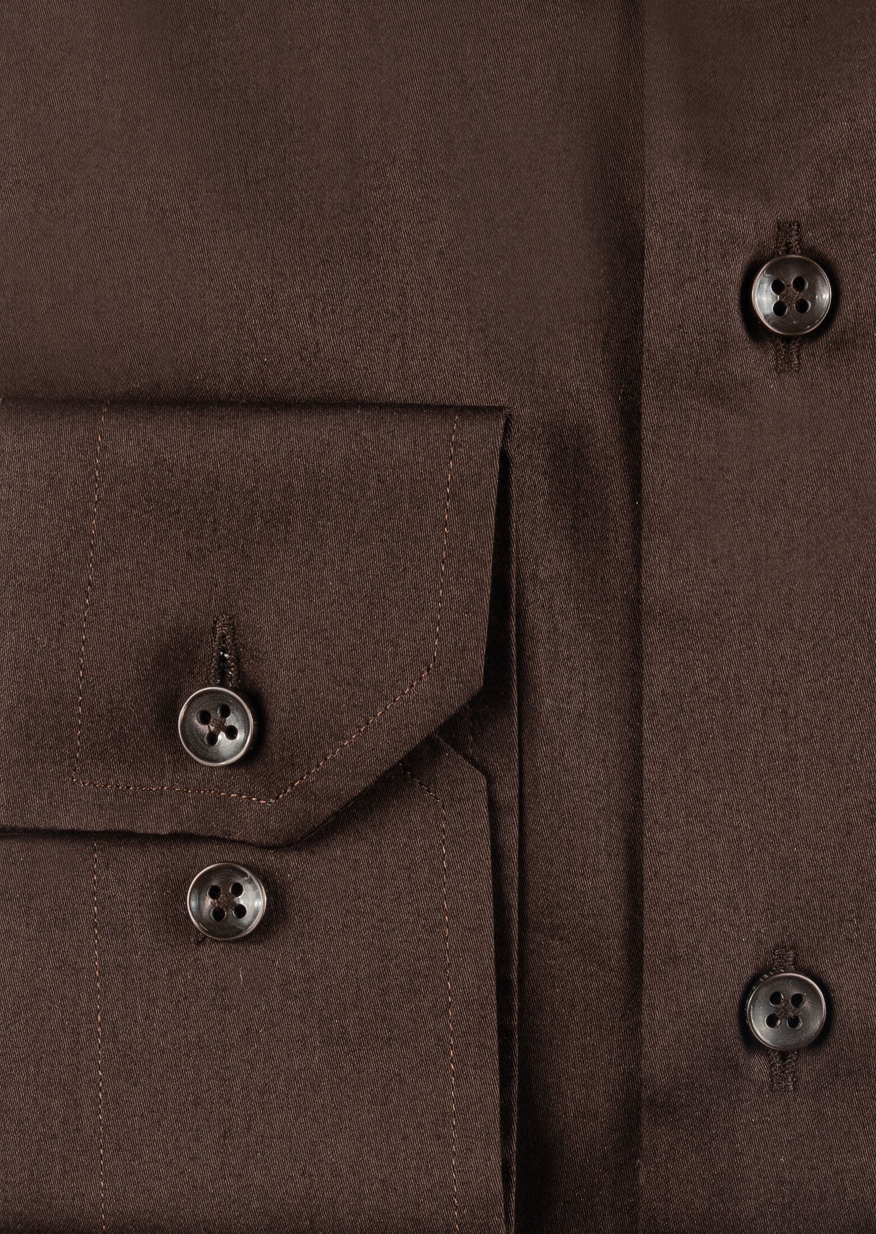 Dark Brown Plain Shirt