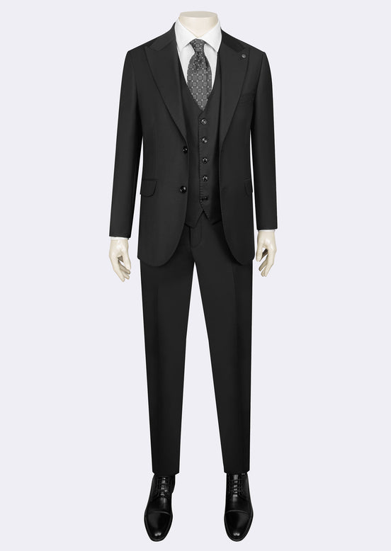 Black Three-Piece Suit