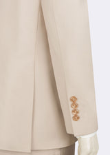 Beige Three-Piece Suit