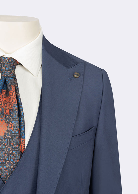 Royal Blue Three-Piece Suit