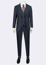 Light Navy Three-Piece Suit