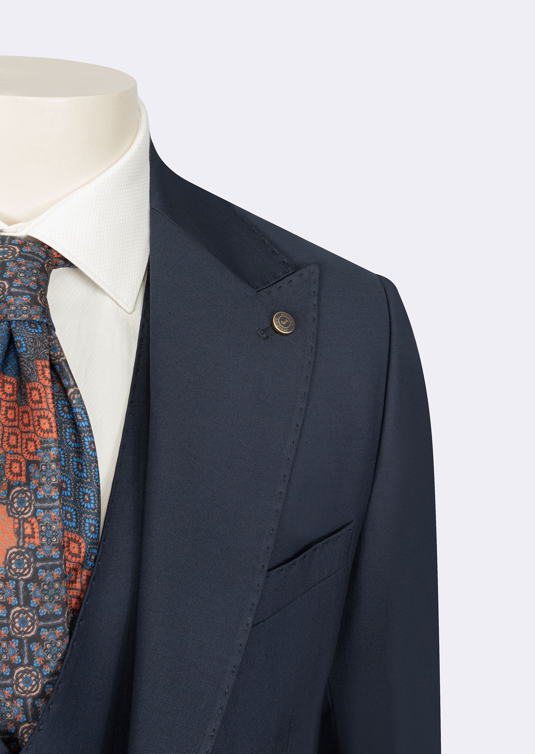 Light Navy Three-Piece Suit