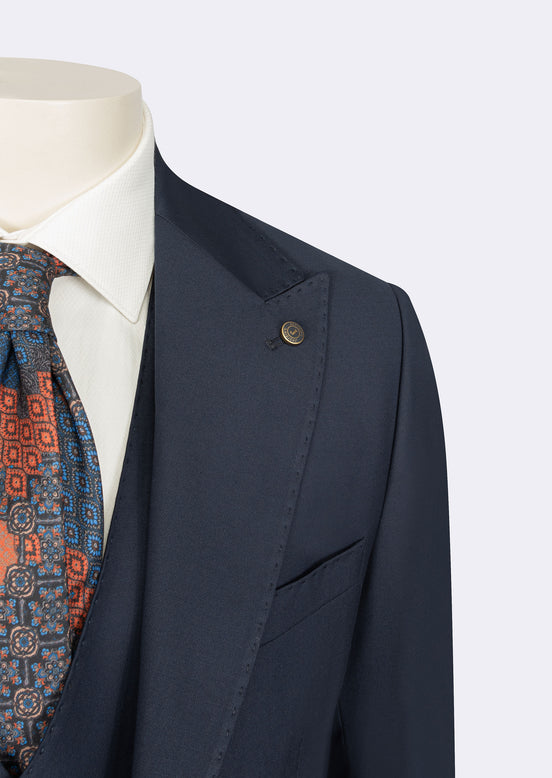 Light Navy Three-Piece Suit