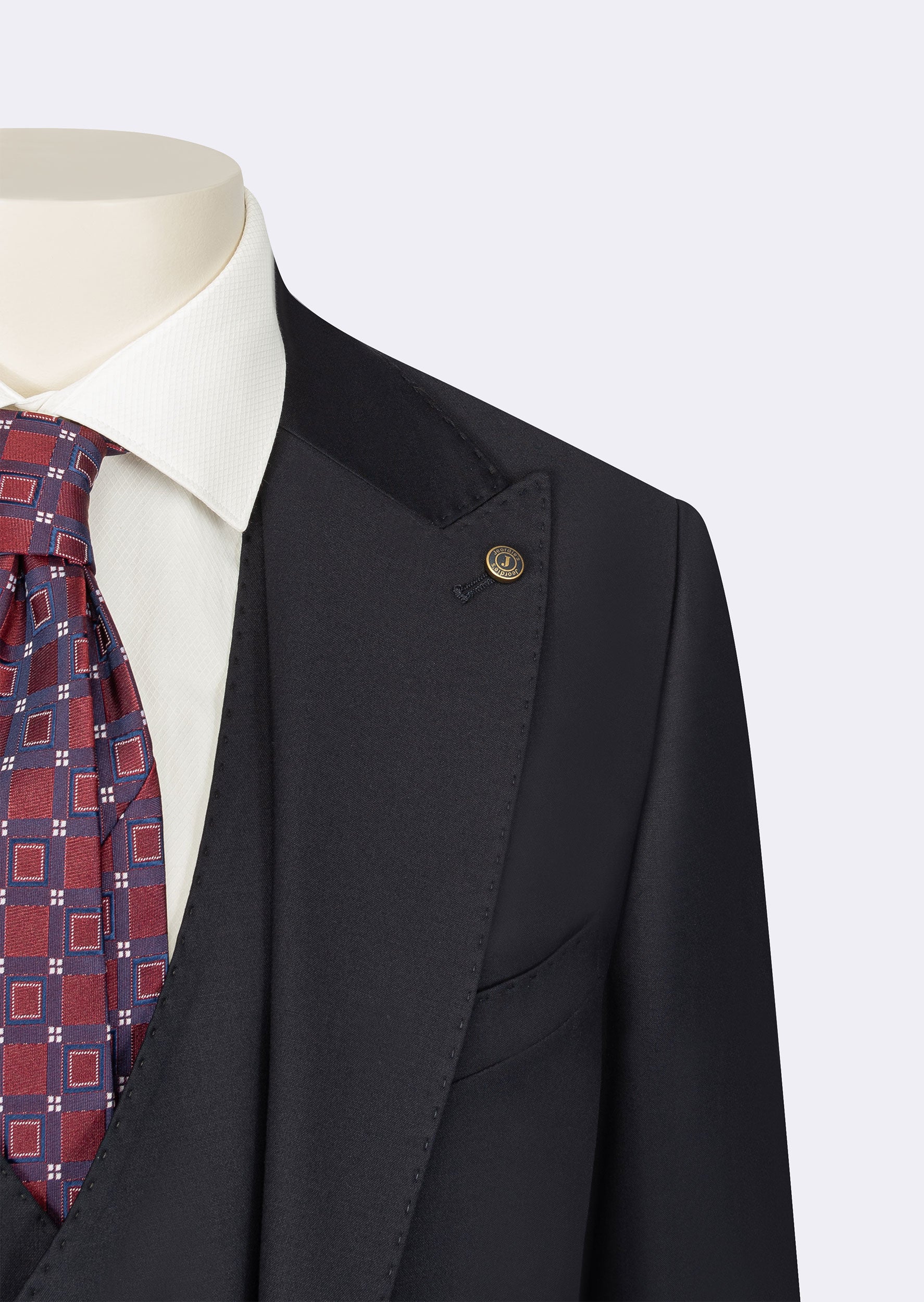 Dark Navy Three-Piece Suit