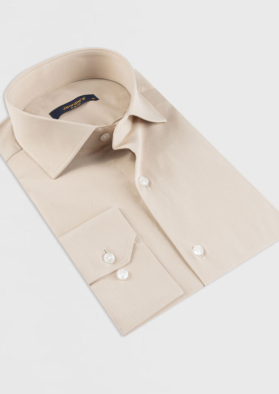 Beige Plain Shirt