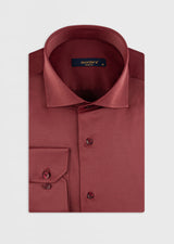 Burgundy Plain Shirt