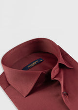 Burgundy Plain Shirt