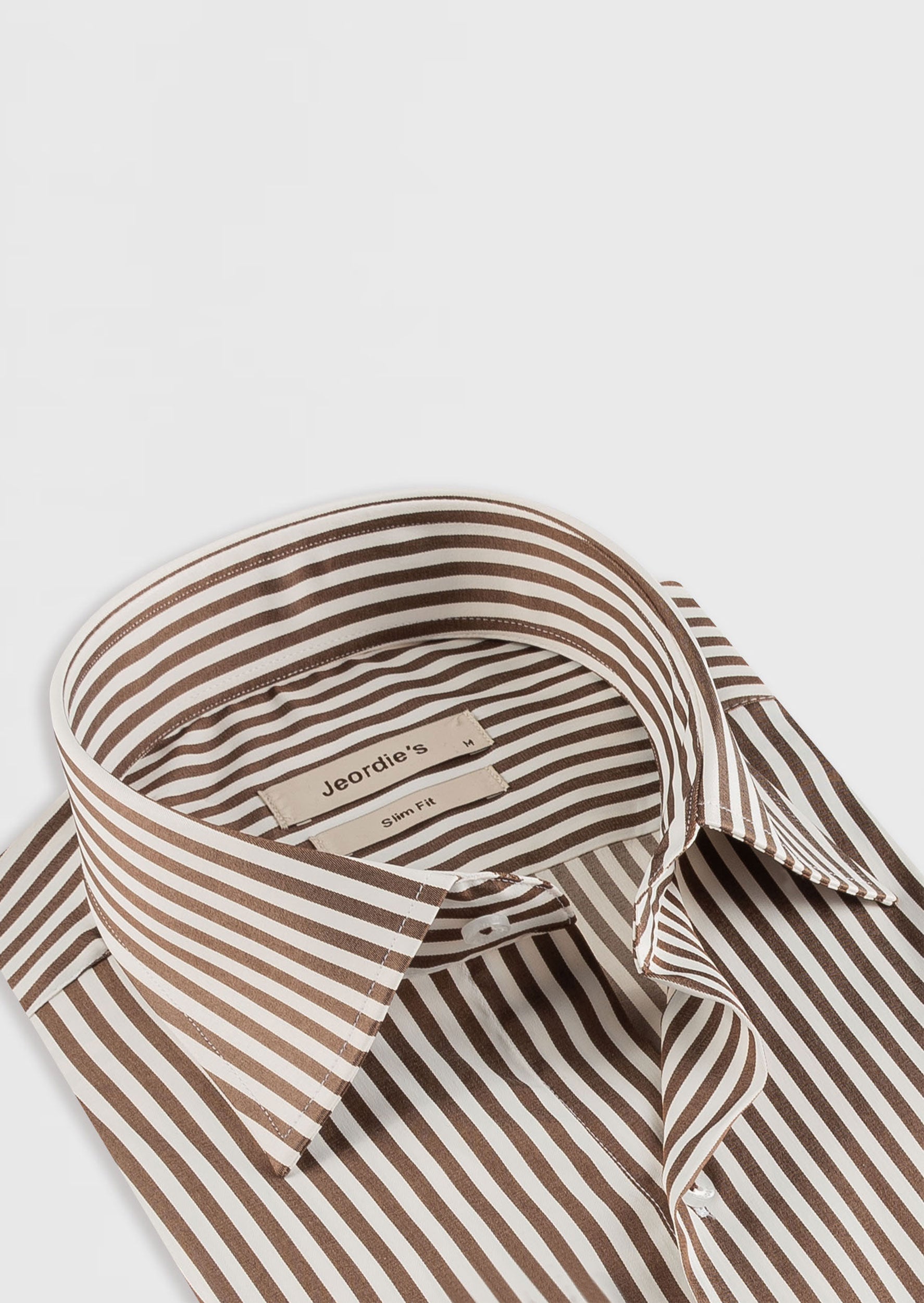 White - Brown Long Sleeve Shirt