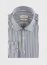 White - Navy Long Sleeve Shirt