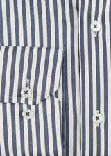 White - Navy Long Sleeve Shirt
