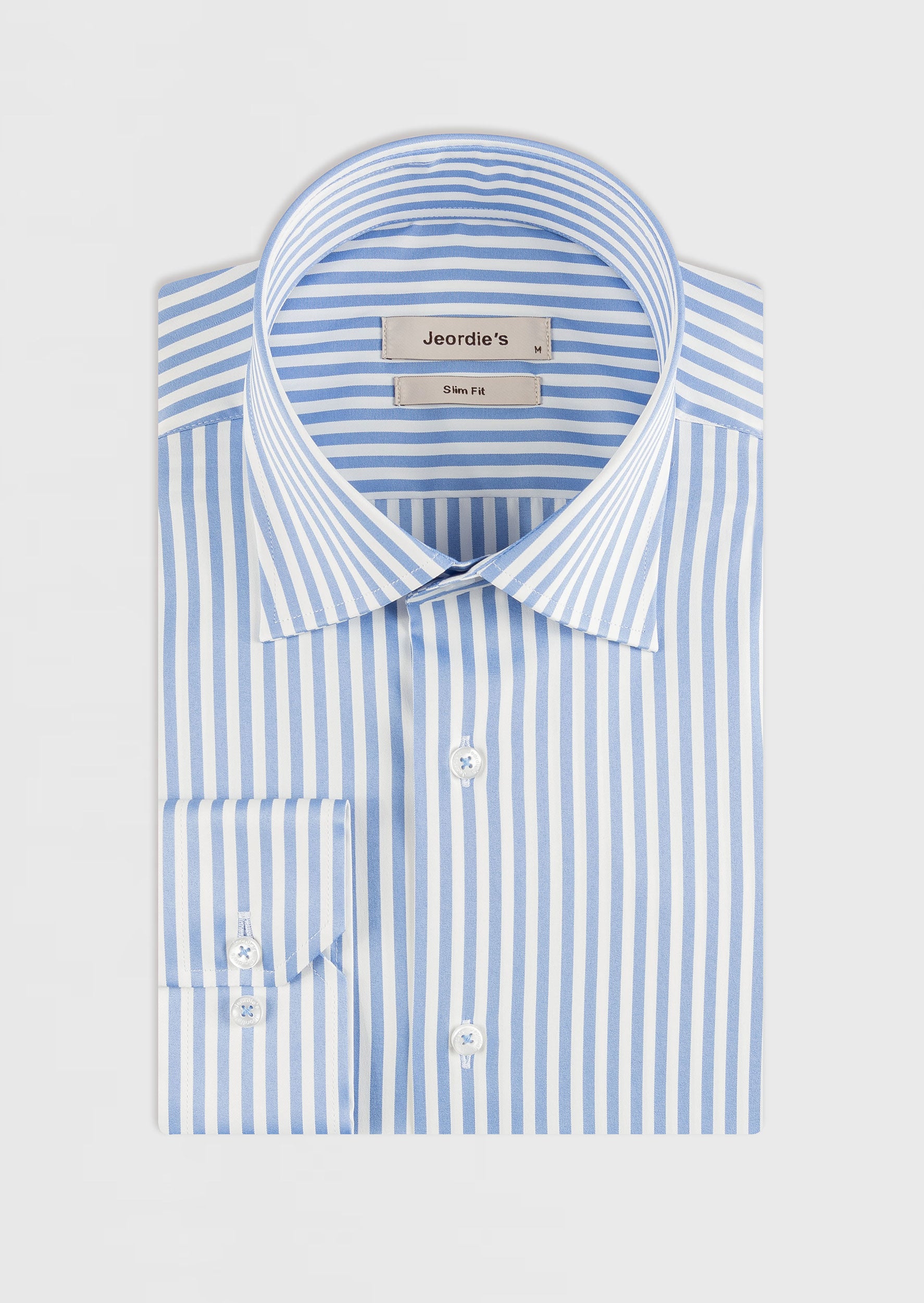 White - Blue Long Sleeve Shirt