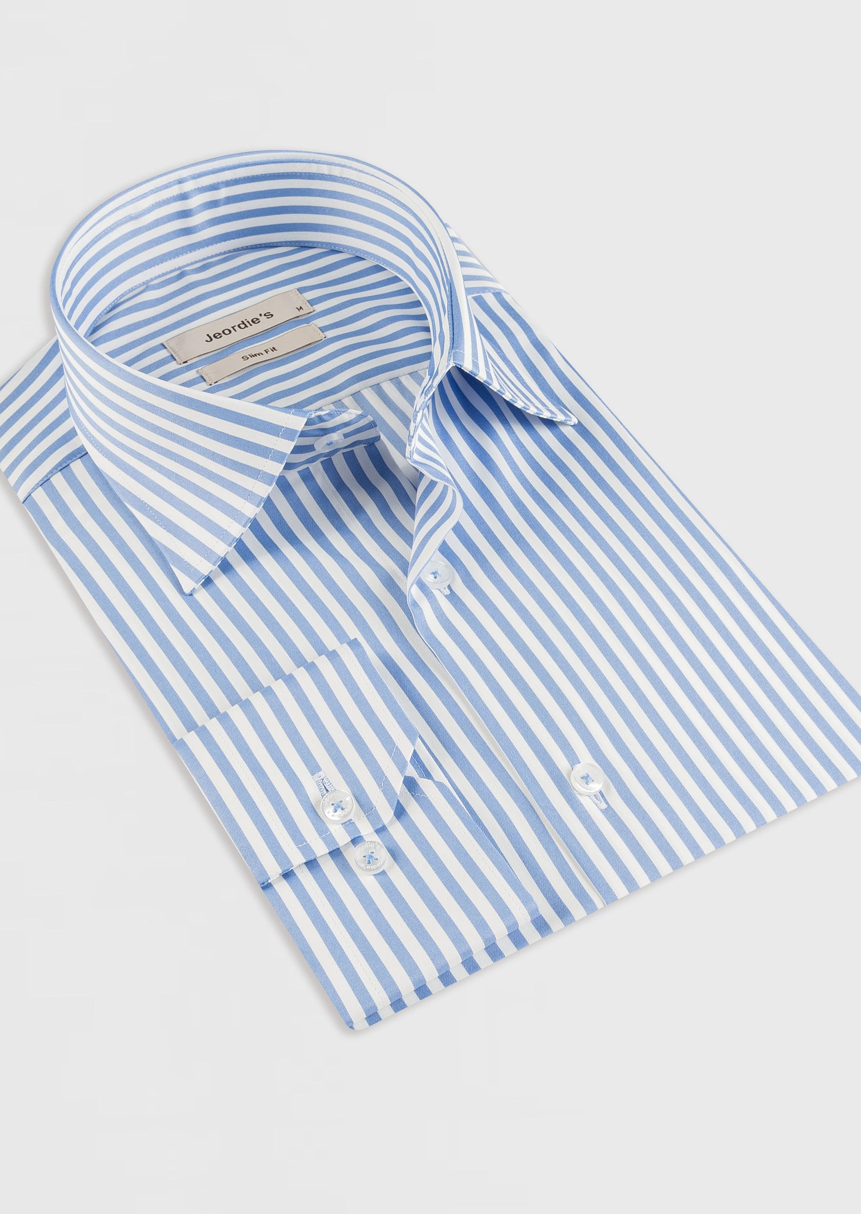 White - Blue Long Sleeve Shirt