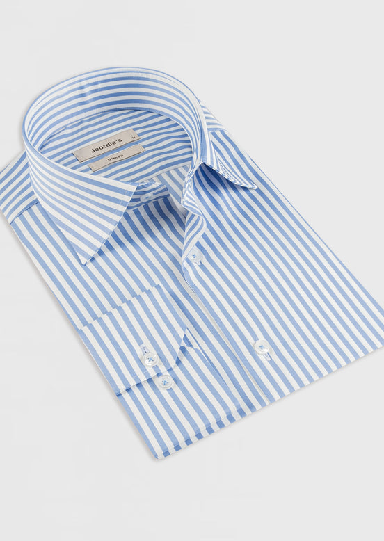 White - Blue Long Sleeve Shirt