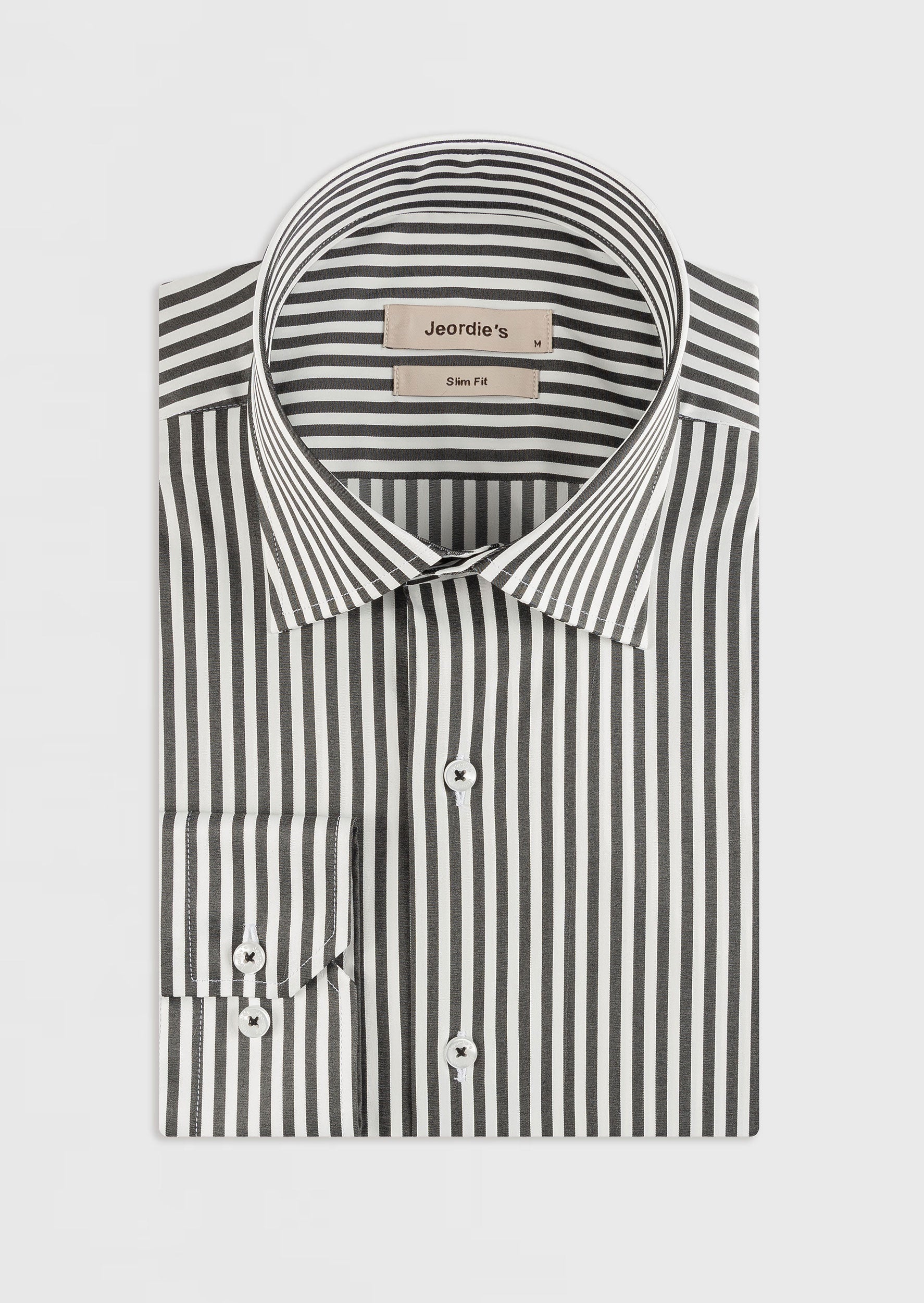 White - Black Long Sleeve Shirt