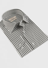 White - Black Long Sleeve Shirt